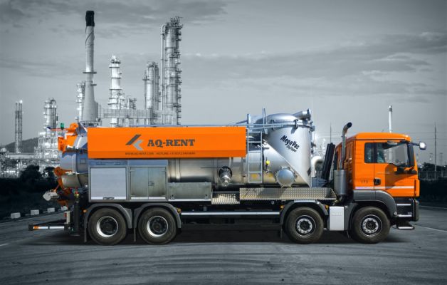 Air displacement installation