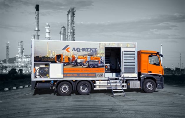 High pressure - hot water unit