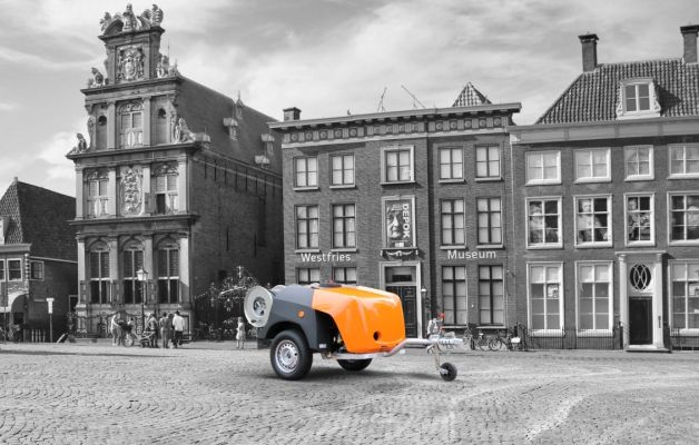 High pressure sewer cleaning trailer up to Ø 300 mm