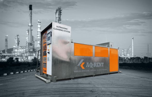 Ultrasonic cleaning unit - 2 meter vessel