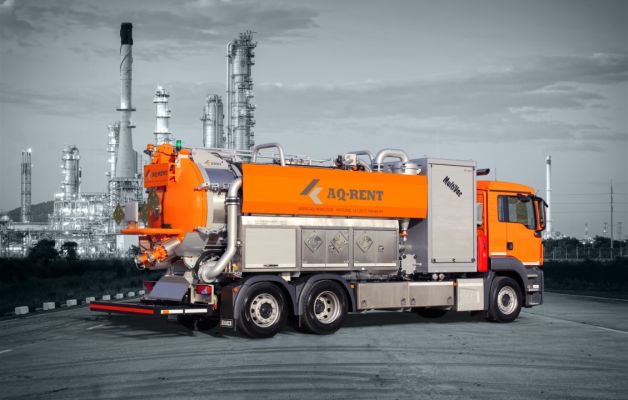 Vacuümwagen met blower