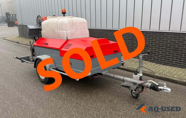 High-pressure sewer cleaning trailer up to Ø 300 mm | Used
