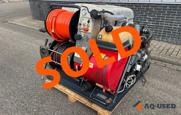 High pressure sewer cleaning unit up to Ø 500 mm| Used