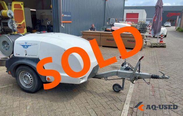 High-pressure sewer cleaning trailer up to Ø 400 mm | Used